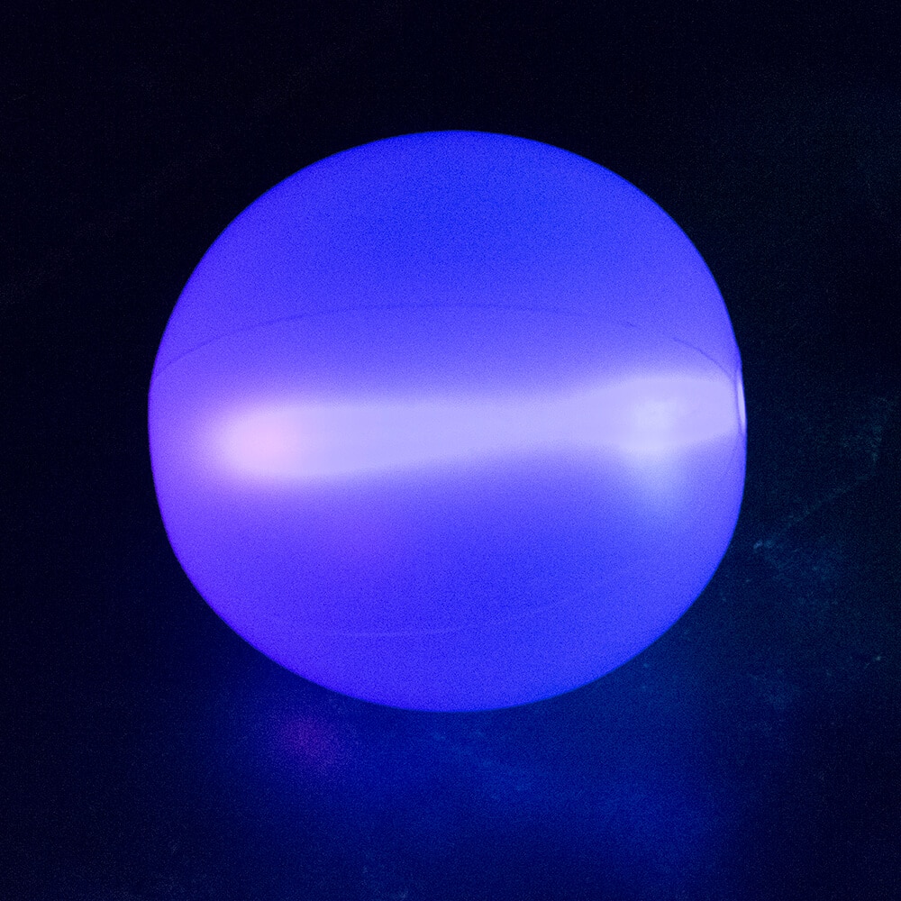 outdoor glitter led beach ball